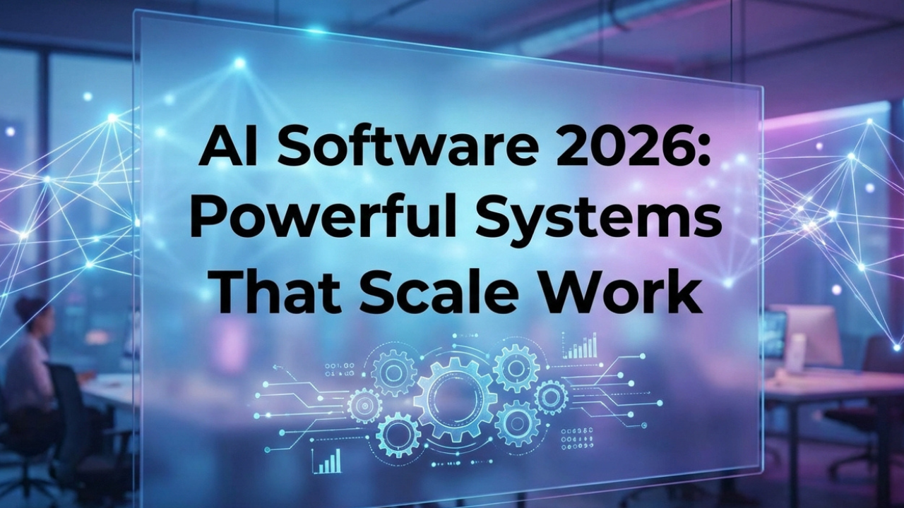 AI Software 2026: Powerful Systems That Scale Work
