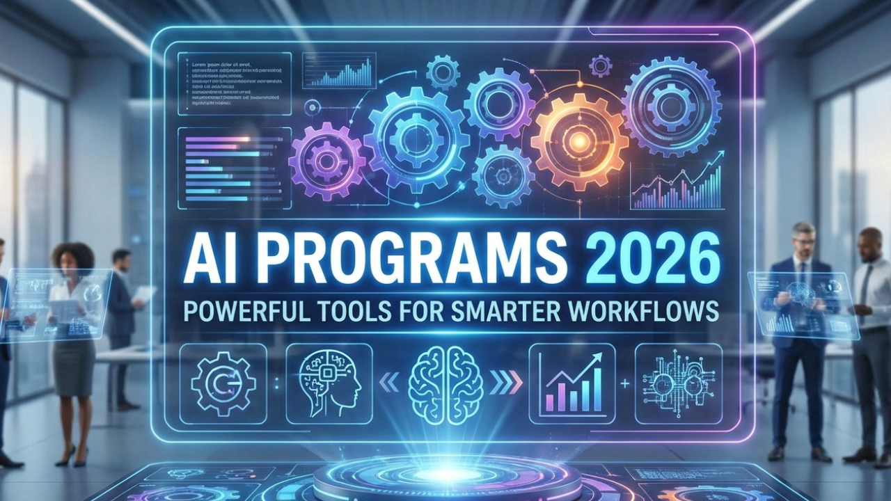 AI Programs 2026: Powerful Tools for Smarter Workflows